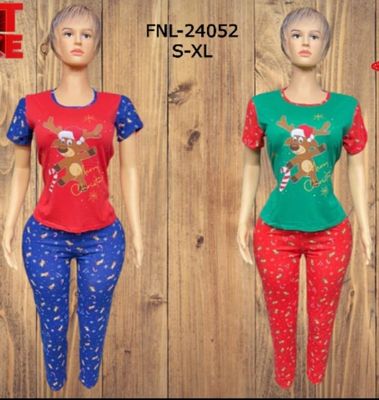 Long Pants Christmas PJ set