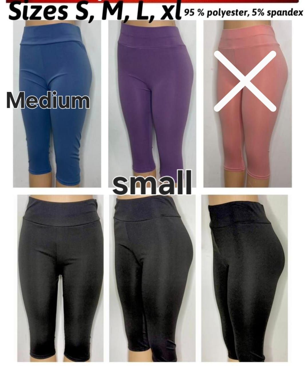 Ladies 3/4 Leggings