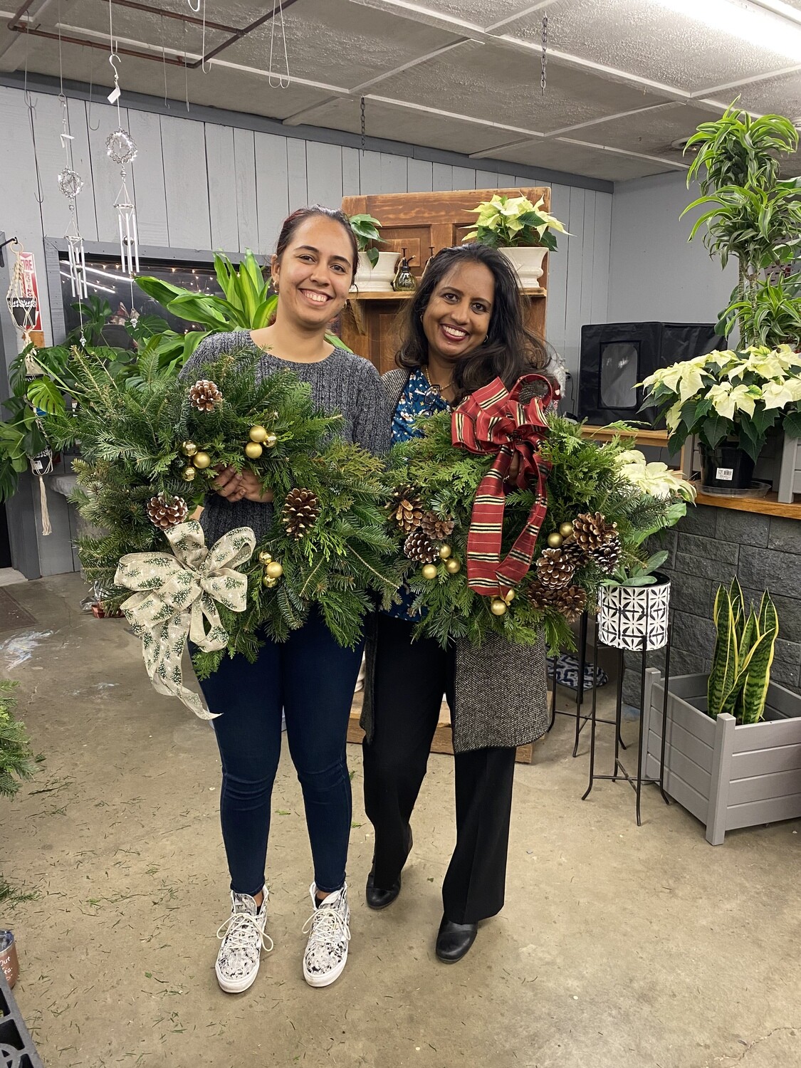 Evergreen Wreath Plant &amp; Sip Dec. 5