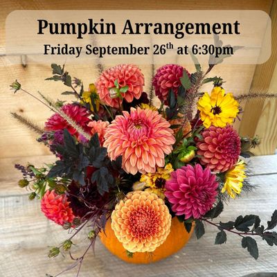 Pumpkin Floral Workshop