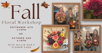 Pumpkin Floral Workshop Sept 18