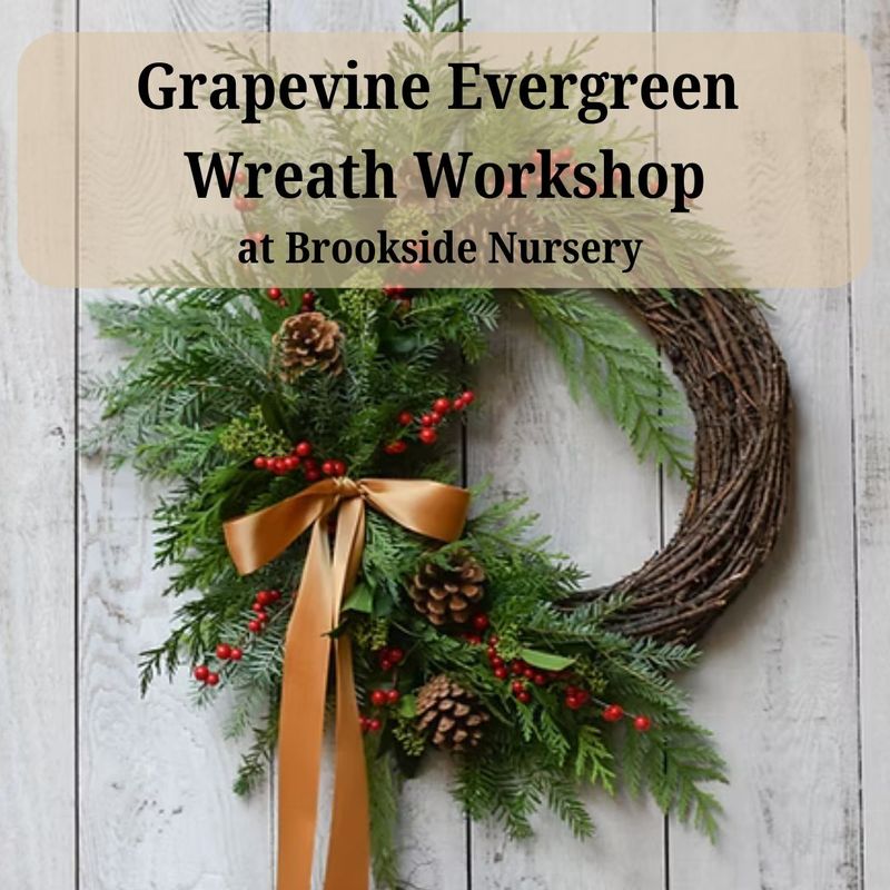 Grapevine Evergreen Wreath Workshop Nov 30
