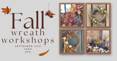 Fall Wreath Workshop 10am