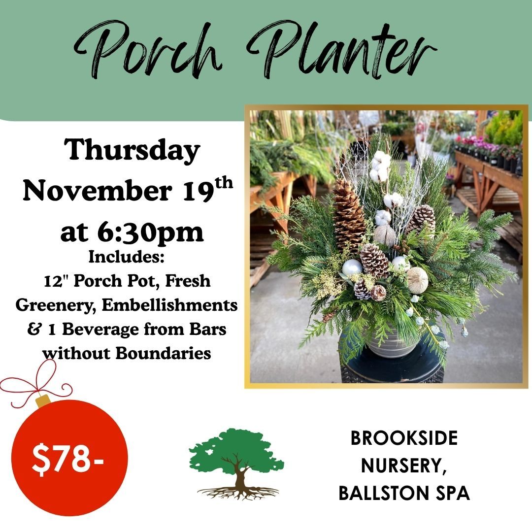 Nov 19th Porch Pot
