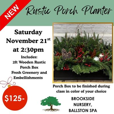 Nov 21st 2:30pm Porch Box