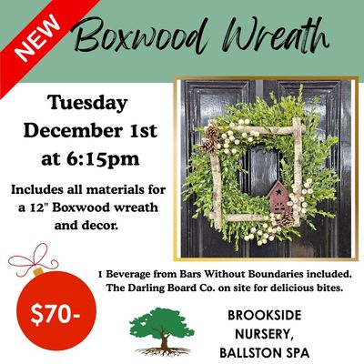 Boxwood Wreath Workshop