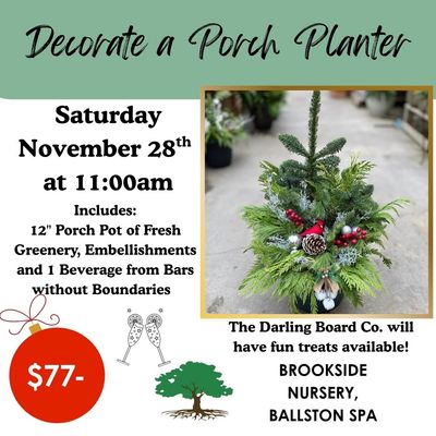 Nov 28th Porch Pot Dec. 11am