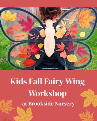 Kids Fall Fairy Wings Workshop
