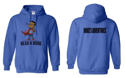 Ookie's Adventures Read A Book Hoodie