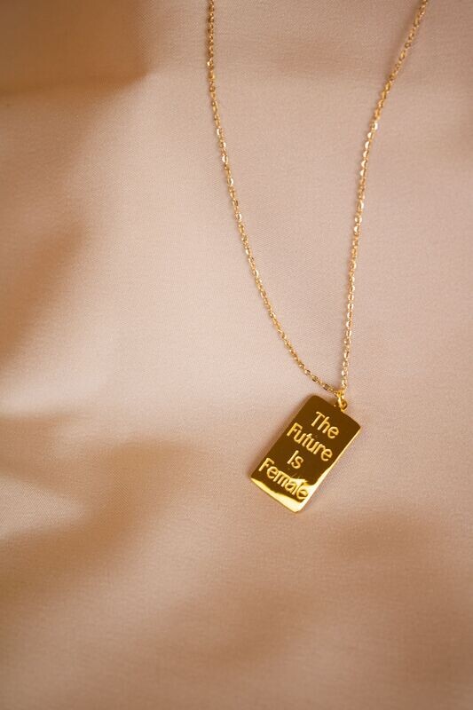 The Future is Female Necklace