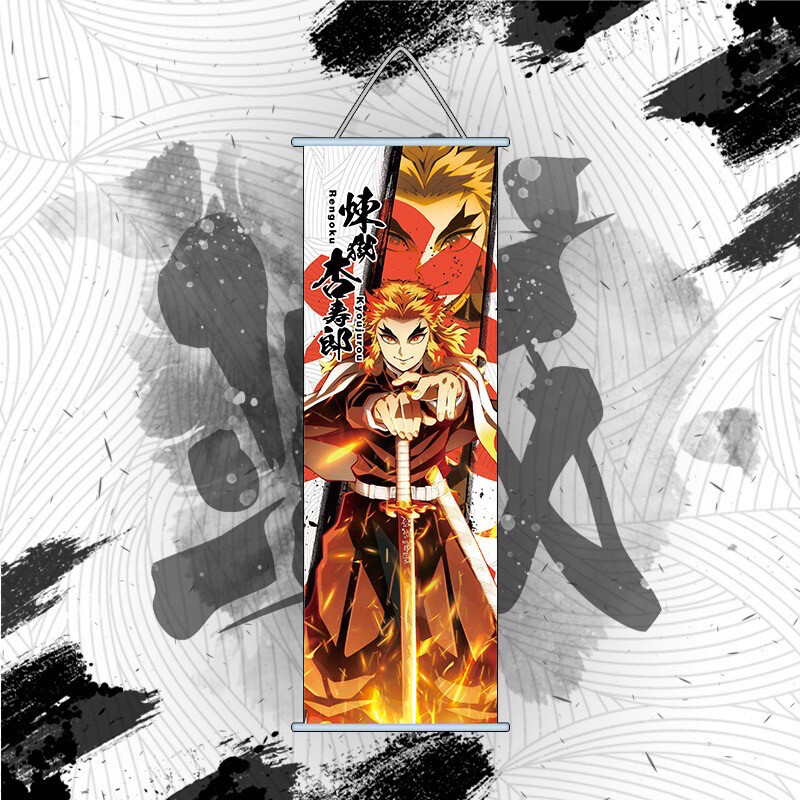 Anime Banner Wall ScrollDemon Slayer【Rengoku Kyoujurou 1】