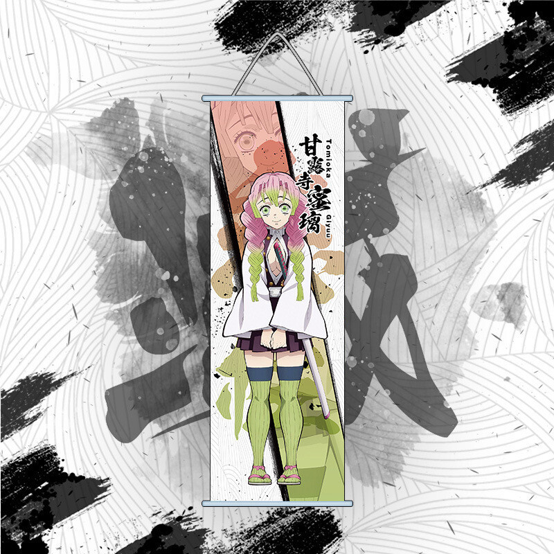 Wall Scroll Demon Slayer Anime banner Kanroji Mitsuri Poster