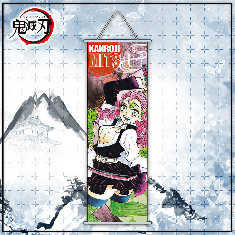 Wall Scroll Anime Demon Slayer Poster Kanroji Mitsuri