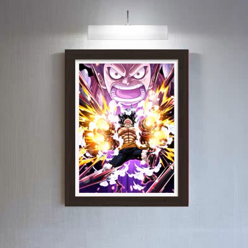 3D Motion Sticker One Piece Luffy Gear 5