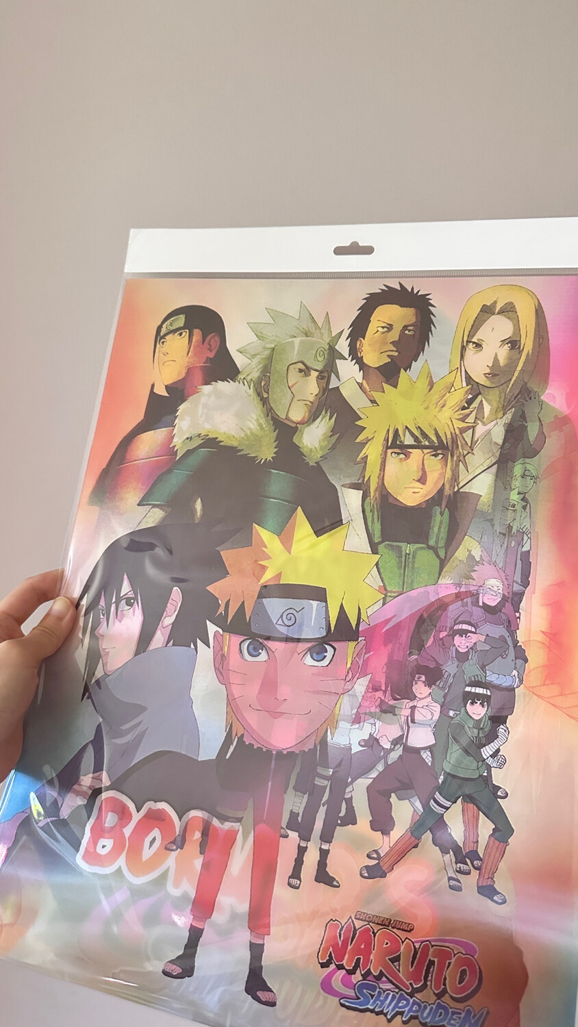 3D Motion Sticker Naruto Moving Poster