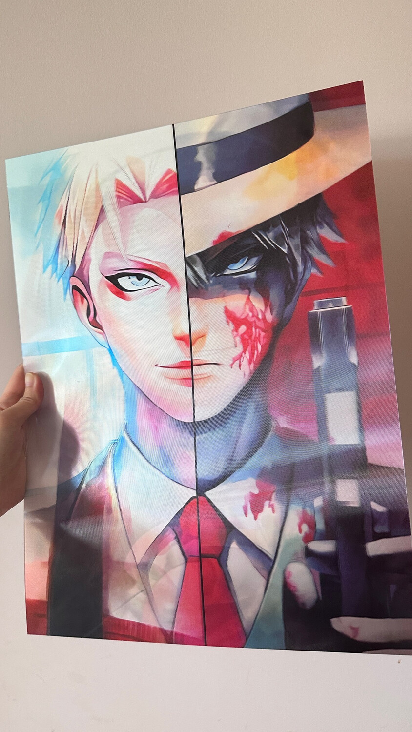 3D Motion Sticker Spy x Family Poster