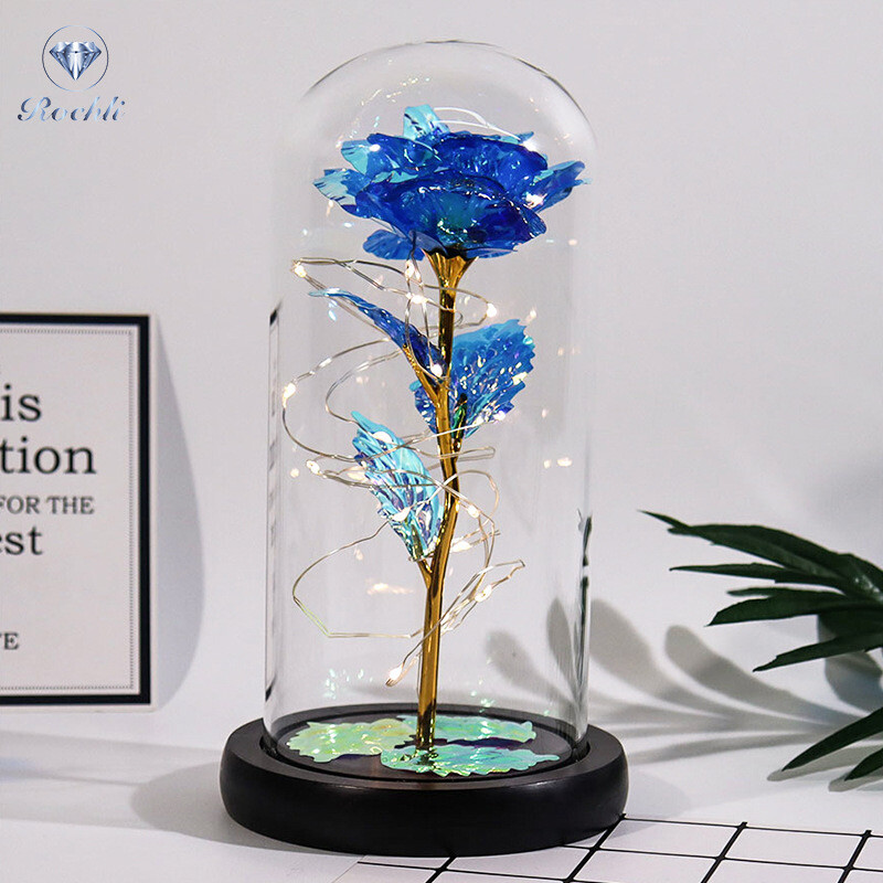 Rose Lamp Night Light Valentines Mothers day Gift Flower