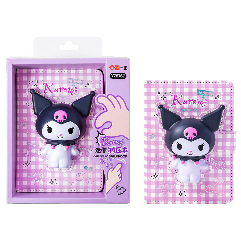Sanrio Fidget squishy notebook Kuromi Cinnamoroll Melody HelloKitty Fidget Gift Cute