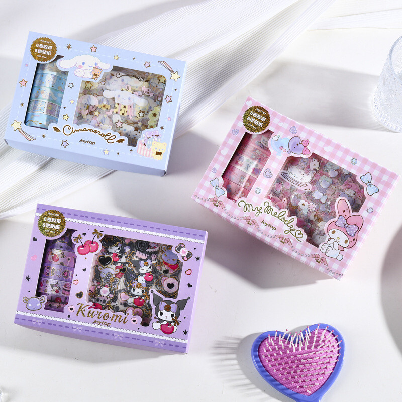 Sanrio Beautiful Hours Journal Sticker Tape Set Gift