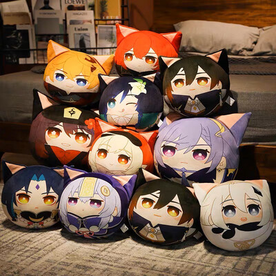 Genshin Impact Ball cushion Doughnut pillow Plush Stuffed Toy