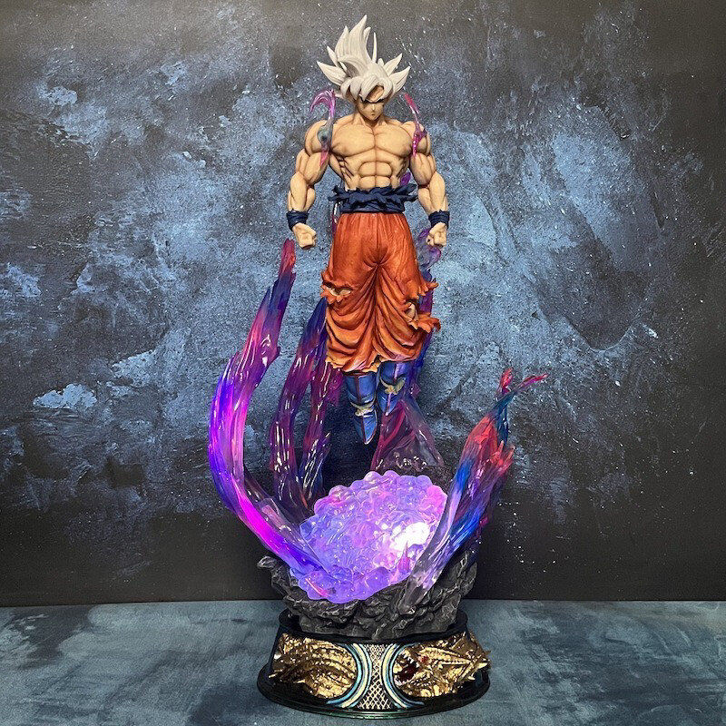 Dragon Ball Goku Ultra Instinct Large High Quality Figurine Super saiyan Anime