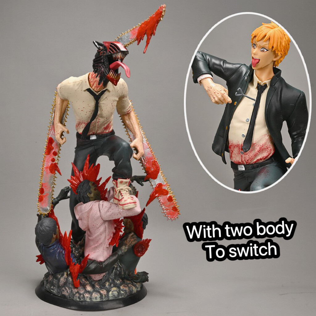 Chainsaw Man Two body Danji Figurine Replaceable