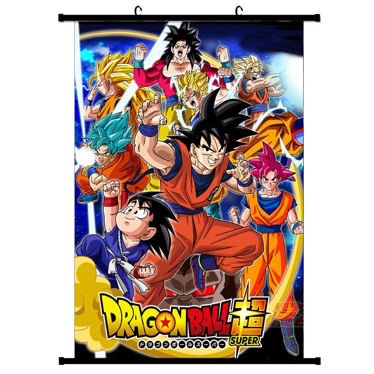 Dragon Ball Large Size Banner Anime Poster Wall Scroll Goku Vegeta