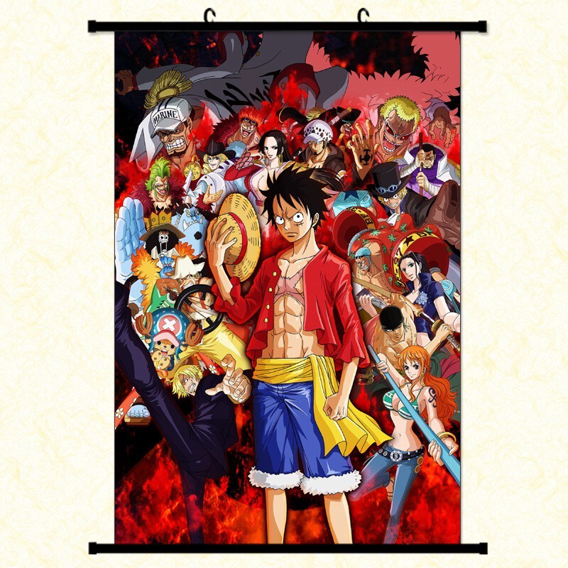 One Piece Large Size Banner Wall Scroll Poster60x90CM