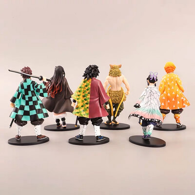 Demon Slayer Figurine Tanjiro Nezuko Uzui Tengen Muichiro Rengoku Shinobu Himejima Muzan Zenitsu
