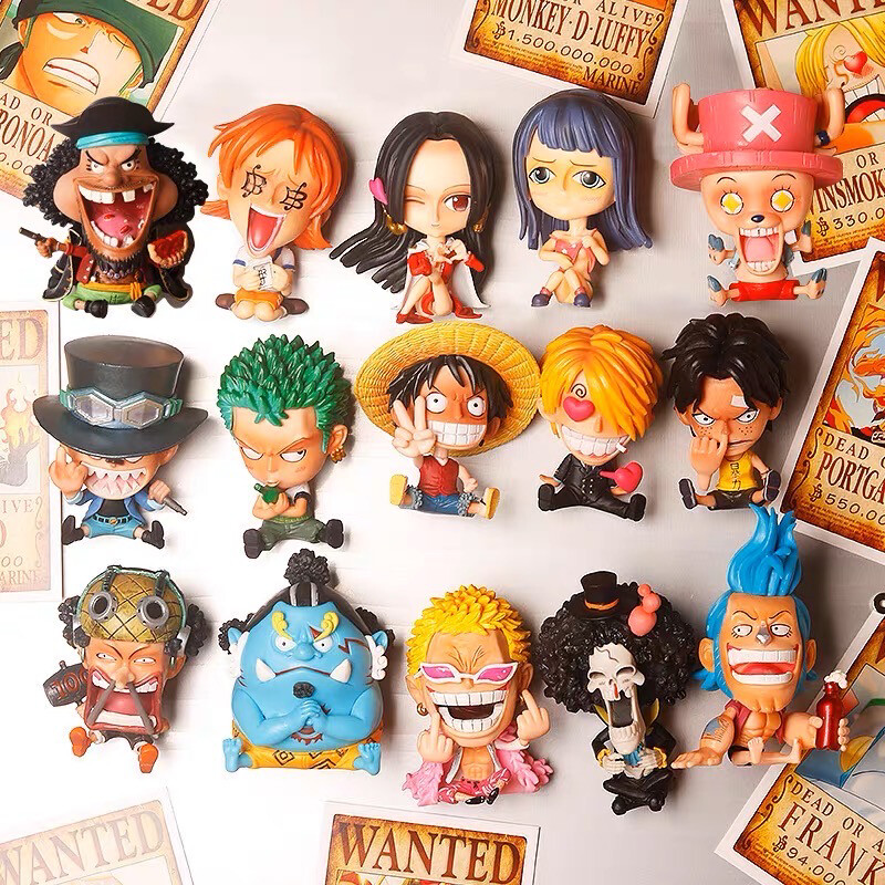 One Piece Sitting Position Figurine Cute Car Decoration Gift