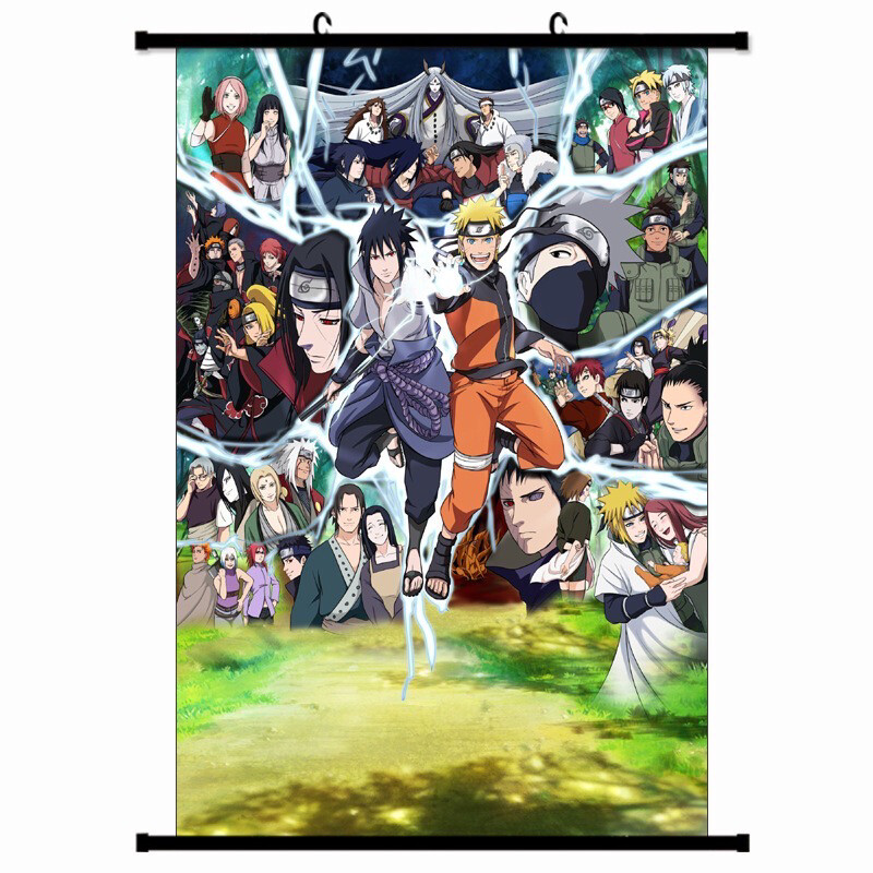 Naruto Large Size Banner Wall Scroll Poster 60x90cm