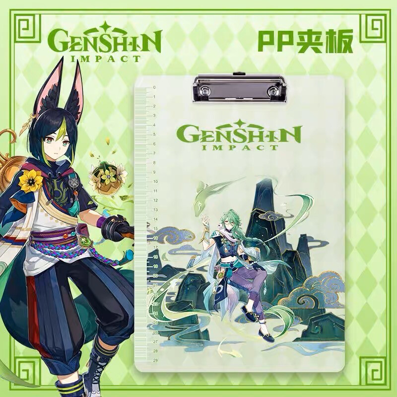 Genshin Impact Clipboard Paper Clip