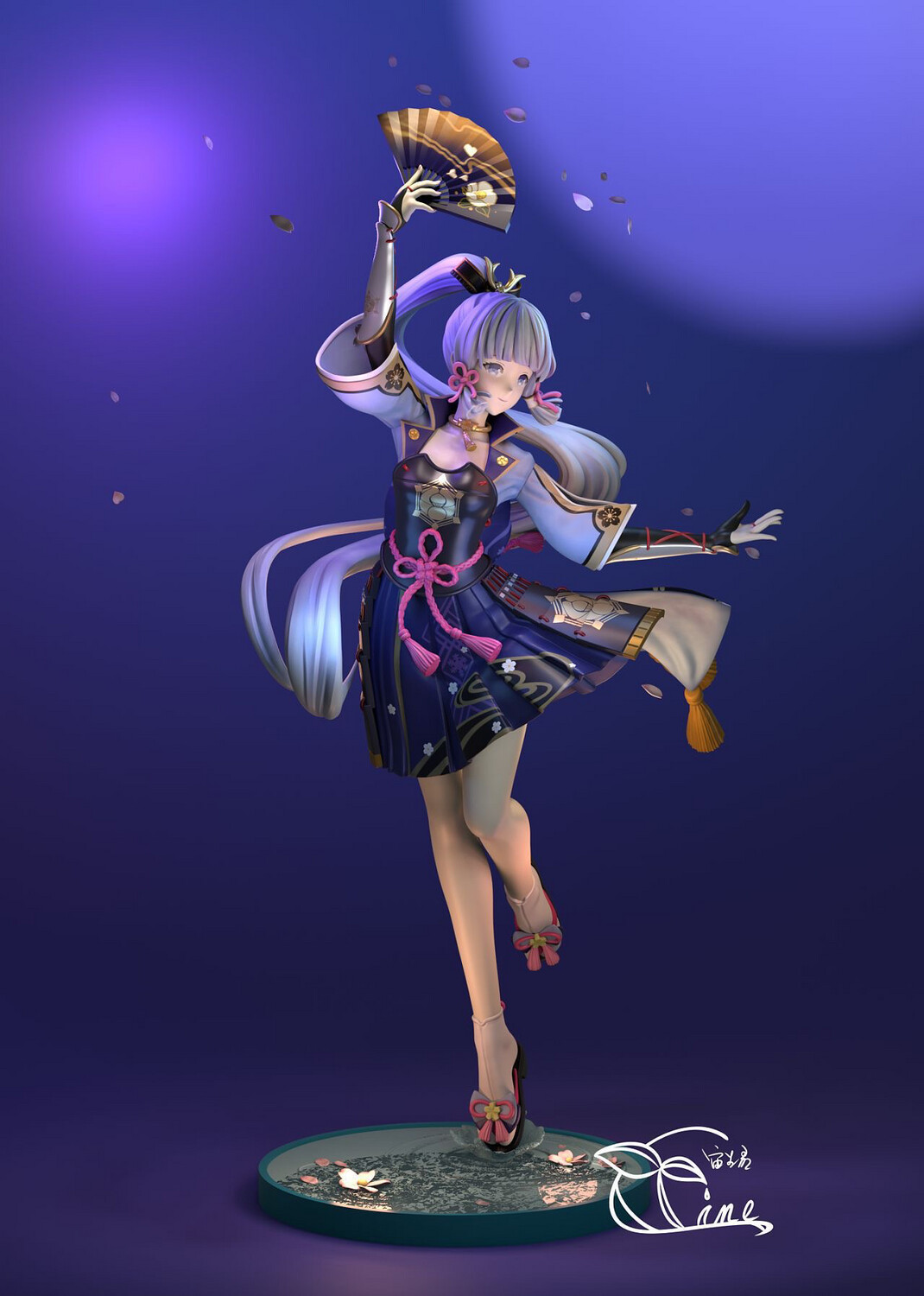 Genshin Impact Ayaka Kamisato Figurine