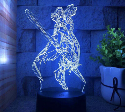 Genshin Impact 3D Light Stand Night Light