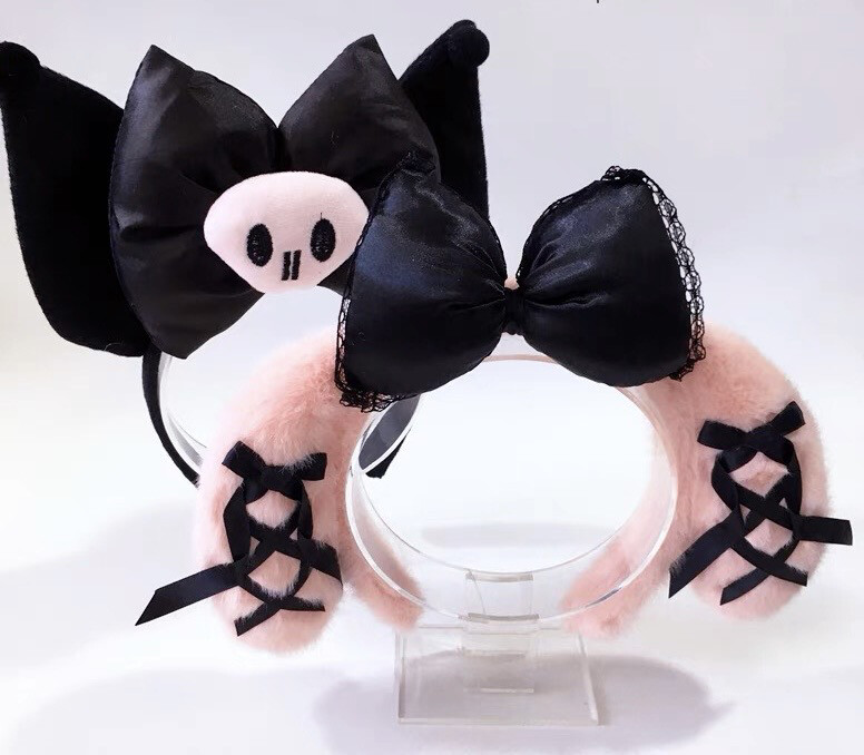 Sanrio Hairband Kuromi Cinnamoroll Melody Cute Gift Girl Series Cosplay