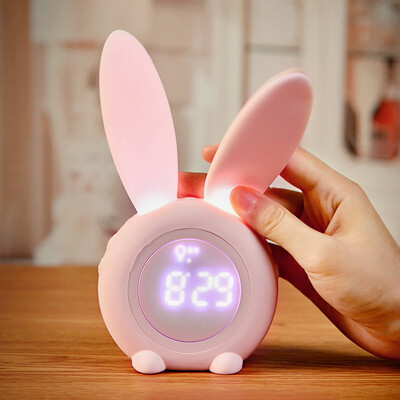 Bunny Rabbit Night Light Clock