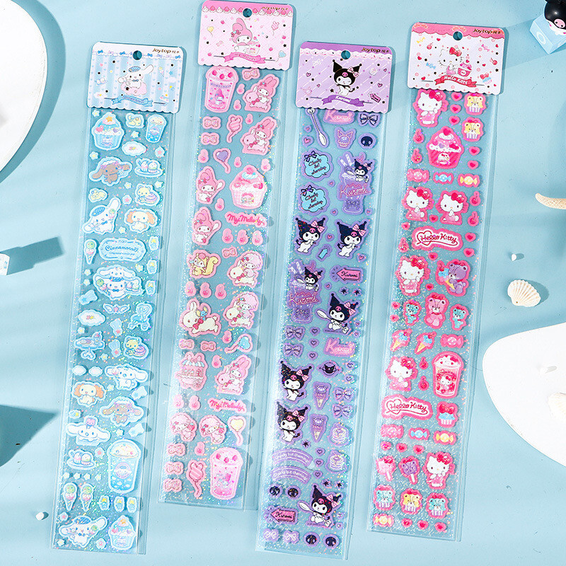 Sanrio Journal Sticker Diary Gift Cute Kuromi Cinnamoroll Melody HelloKitty