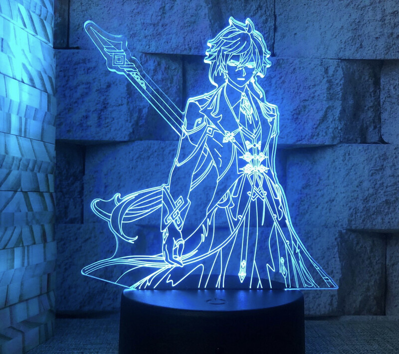 Genshin Impact 3D Light Stand Night Light