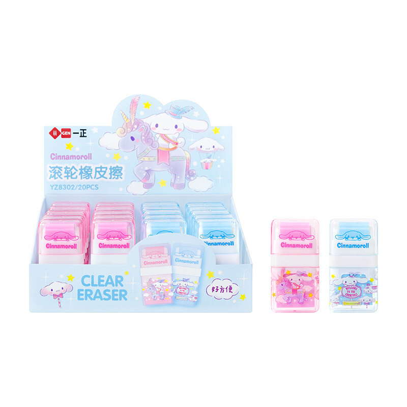 Sanrio Roller Eraser HelloKitty Melody Cinnamoroll Kid Stationary