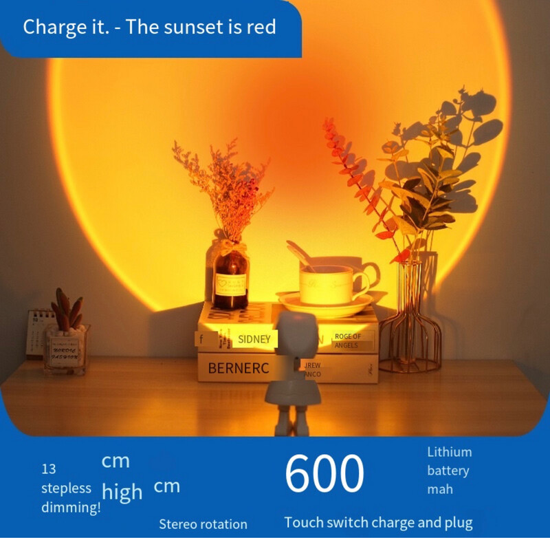 Sunset Light Atmosphere Lamp Rainbow Dawn