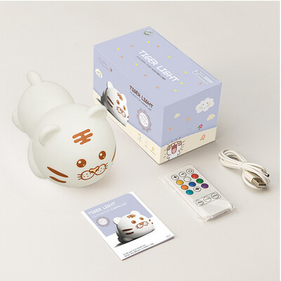 Night light cute tiger desk lamp