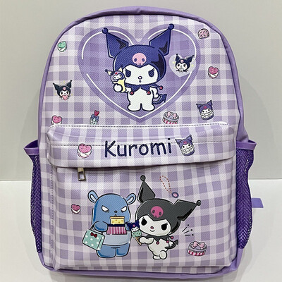 Sanrio School Bag Cute Backpack Kuromi Cinnamoroll Melody HelloKitty Pacha Dog