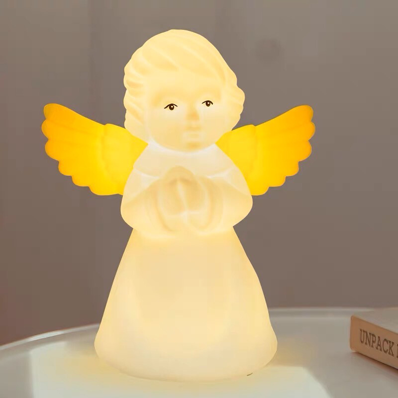 Night light praying girl lamp