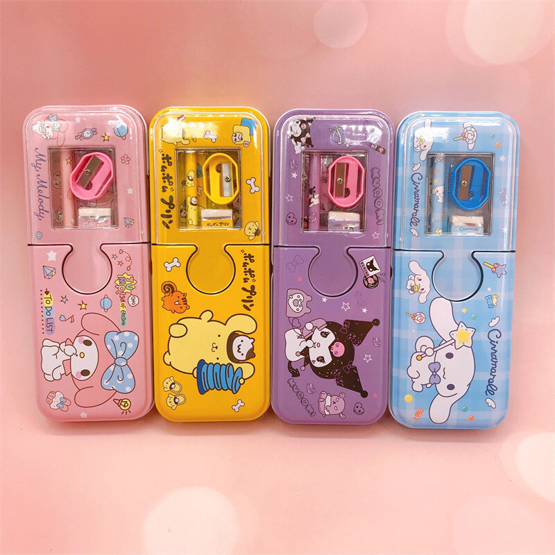 Sanrio Pencil Case Pen box Stationary Kuromi Cinnamoroll Melody HelloKitty