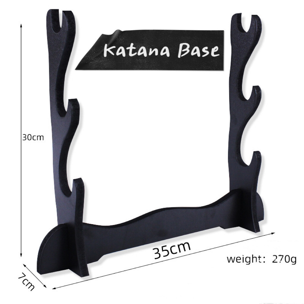 Assembly Base Japanese Samurai Sword Katana Wood Rest Holder Stand Shelf Display