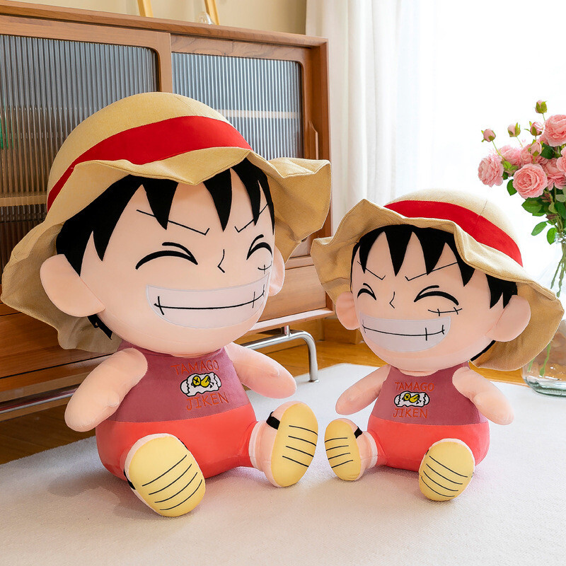 One Piece Zoro Luffy Plush Anime Stuffed Toy 30cm 45cm 75cm Anime Gift