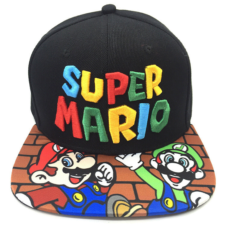 Super Mario Hat Anime Baseball Trucker Cap