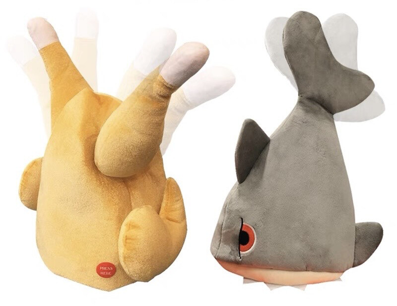 Shark Chicken Moving Hat Funny Party Cap
