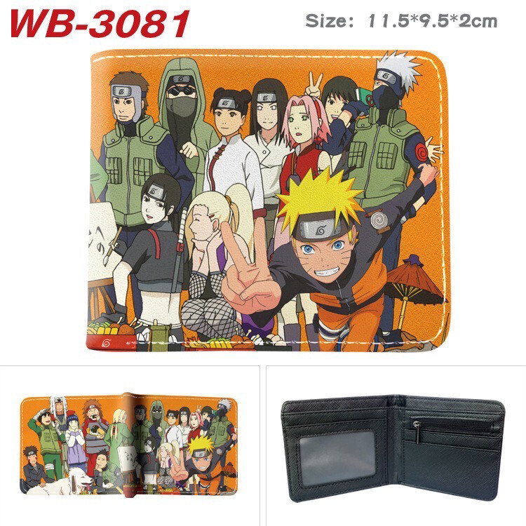 Naruto Wallet Anime Coin Purse Cute Gift