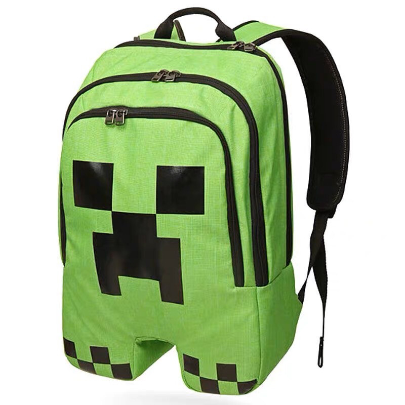 Minecraft School Bag creeper Backpack